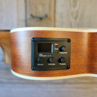 Ohana Tenor TK-20CE Blem Solid Mahogany Top / Laminate Back and Sides A/E Cutaway Ukulele h919
