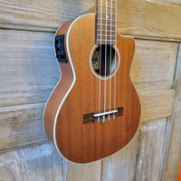 Ohana Tenor TK-20CE Blem Solid Mahogany Top / Laminate Back and Sides A/E Cutaway Ukulele h919