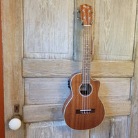 Ohana Tenor TK-20CE Blem Solid Mahogany Top / Laminate Back and Sides A/E Cutaway Ukulele h920