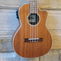 Ohana Tenor TK-20CE Blem Solid Mahogany Top / Laminate Back and Sides A/E Cutaway Ukulele h920