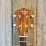 Ohana Soprano Pineapple Starter Pack PK-10 Lam Mahogany Ukulele Bag, Tuner, Strap, Button h921