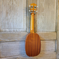 Ohana Soprano Pineapple Starter Pack PK-10 Lam Mahogany Ukulele Bag, Tuner, Strap, Button h922