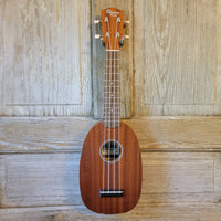 Ohana Soprano Pineapple Starter Pack PK-10 Lam Mahogany Ukulele Bag, Tuner, Strap, Button h923