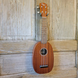 Ohana Soprano Pineapple Starter Pack PK-10 Lam Mahogany Ukulele Bag, Tuner, Strap, Button h923