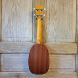Ohana Soprano Pineapple Starter Pack PK-10 Lam Mahogany Ukulele Bag, Tuner, Strap, Button h923