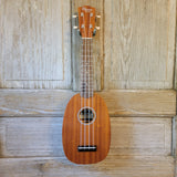 Ohana Soprano Pineapple Starter Pack PK-10 Lam Mahogany Ukulele Bag, Tuner, Strap, Button h924