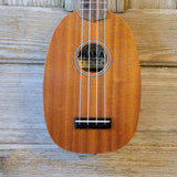 Ohana Soprano Pineapple Starter Pack PK-10 Lam Mahogany Ukulele Bag, Tuner, Strap, Button h924