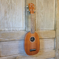 Ohana Soprano Pineapple Starter Pack PK-10 Lam Mahogany Ukulele Bag, Tuner, Strap, Button h924