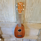 Ohana Soprano Pineapple Starter Pack PK-10 Lam Mahogany Ukulele Bag, Tuner, Strap, Button h924