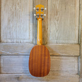 Ohana Soprano Pineapple Starter Pack PK-10 Lam Mahogany Ukulele Bag, Tuner, Strap, Button h924