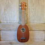 Ohana Soprano Pineapple Starter Pack PK-10 Lam Mahogany Ukulele Bag, Tuner, Strap, Button h925