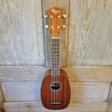 Ohana Soprano Pineapple Starter Pack PK-10 Lam Mahogany Ukulele Bag, Tuner, Strap, Button h926
