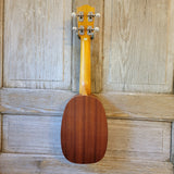 Ohana Soprano Pineapple Starter Pack PK-10 Lam Mahogany Ukulele Bag, Tuner, Strap, Button h926