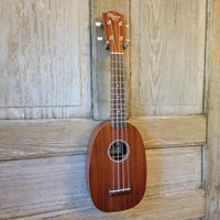 Ohana Soprano Pineapple Starter Pack PK-10 Lam Mahogany Ukulele Bag, Tuner, Strap, Button h927