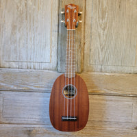 Ohana Soprano Pineapple Starter Pack PK-10 Lam Mahogany Ukulele Bag, Tuner, Strap, Button h928