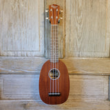 Ohana Soprano Pineapple Starter Pack PK-10 Lam Mahogany Ukulele Bag, Tuner, Strap, Button h929
