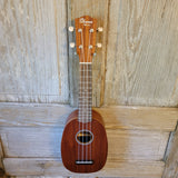 Ohana Soprano Pineapple Starter Pack PK-10 Lam Mahogany Ukulele Bag, Tuner, Strap, Button h929