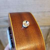 Ohana Soprano Pineapple Starter Pack PK-10 Lam Mahogany Ukulele Bag, Tuner, Strap, Button h929