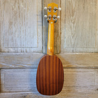 Ohana Soprano Pineapple Starter Pack PK-10 Lam Mahogany Ukulele Bag, Tuner, Strap, Button h929