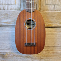Ohana Soprano Pineapple Starter Pack PK-10 Lam Mahogany Ukulele Bag, Tuner, Strap, Button h930