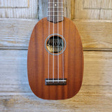Ohana Soprano Pineapple Starter Pack PK-10 Lam Mahogany Ukulele Bag, Tuner, Strap, Button h930