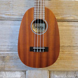 Ohana Soprano Pineapple Starter Pack PK-10 Lam Mahogany Ukulele Bag, Tuner, Strap, Button h931