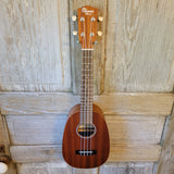 Ohana Soprano Pineapple Starter Pack PK-10 Lam Mahogany Ukulele Bag, Tuner, Strap, Button h931