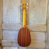 Ohana Soprano Pineapple Starter Pack PK-10 Lam Mahogany Ukulele Bag, Tuner, Strap, Button h931