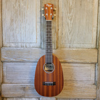 Ohana Concert Pineapple PKC-10 Pack Laminate Mahogany Ukulele, Bag, Tuner, Strap, Button h932