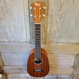 Ohana Concert Pineapple PKC-10 Pack Laminate Mahogany Ukulele, Bag, Tuner, Strap, Button h932
