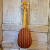 Ohana Concert Pineapple PKC-10 Pack Laminate Mahogany Ukulele, Bag, Tuner, Strap, Button h932