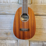 Ohana Concert Pineapple PKC-10 Pack Laminate Mahogany Ukulele, Bag, Tuner, Strap, Button h933