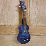 Ohana Sopranissimo O'Nina Blue SK-08BL Laminate Willow Teenie Tiny Ukulele h946
