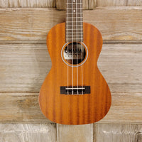 Ohana Concert CK-10 Starter Pack Laminate Mahogany Ukulele, Bag, Tuner, Strap, Button h951