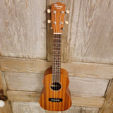 Ohana Concert CK-10 Starter Pack Laminate Mahogany Ukulele, Bag, Tuner, Strap, Button h952