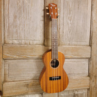 Ohana Concert CK-10 Starter Pack Laminate Mahogany Ukulele, Bag, Tuner, Strap, Button h952