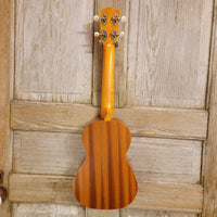 Ohana Concert CK-10 Starter Pack Laminate Mahogany Ukulele, Bag, Tuner, Strap, Button h952