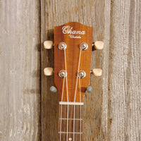 Ohana Concert CK-10 Starter Pack Laminate Mahogany Ukulele, Bag, Tuner, Strap, Button h954