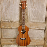 Ohana Concert CK-10 Starter Pack Laminate Mahogany Ukulele, Bag, Tuner, Strap, Button h956