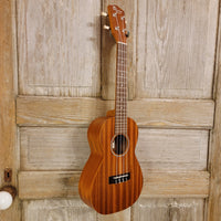 Ohana Concert CK-10 Starter Pack Laminate Mahogany Ukulele, Bag, Tuner, Strap, Button h956