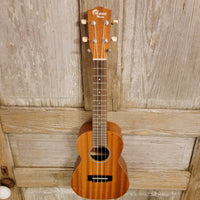 Ohana Concert CK-10 Starter Pack Laminate Mahogany Ukulele, Bag, Tuner, Strap, Button h957