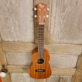 Ohana Concert CK-10 Starter Pack Laminate Mahogany Ukulele, Bag, Tuner, Strap, Button h958