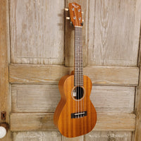 Ohana Concert CK-10 Starter Pack Laminate Mahogany Ukulele, Bag, Tuner, Strap, Button h958