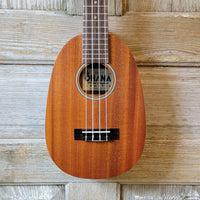 Ohana Concert Pineapple PKC-10 Pack Laminate Mahogany Ukulele, Bag, Tuner, Strap, Button h961