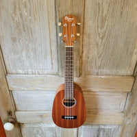 Ohana Concert Pineapple PKC-10 Pack Laminate Mahogany Ukulele, Bag, Tuner, Strap, Button h962