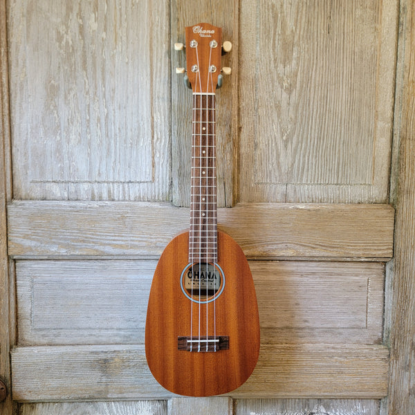 Ohana Concert Pineapple PKC-10 Pack Laminate Mahogany Ukulele, Bag, Tuner, Strap, Button h966
