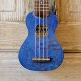 Ohana Sopranissimo O'Nina Blue SK-08BL Laminate Willow Teenie Tiny Ukulele h991
