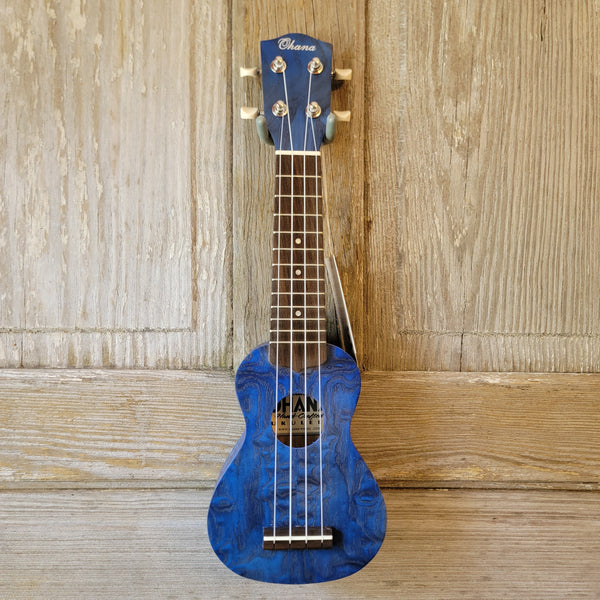 Ohana Sopranissimo O'Nina Blue SK-08BL Laminate Willow Teenie Tiny Ukulele h992