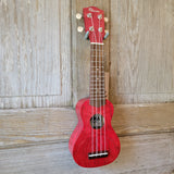 Ohana Sopranissimo O'Nina Red SK-08RD Laminate Willow Teenie Tiny Ukulele h994