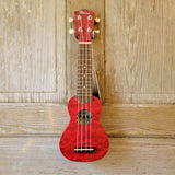 Ohana Sopranissimo O'Nina Red SK-08RD Laminate Willow Teenie Tiny Ukulele h995